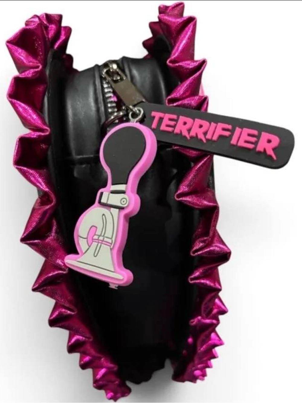 Terrifier My Heart Belongs To Art The Clown Purse Bag Wristlet Licensed NWT - Picture 3 of 3